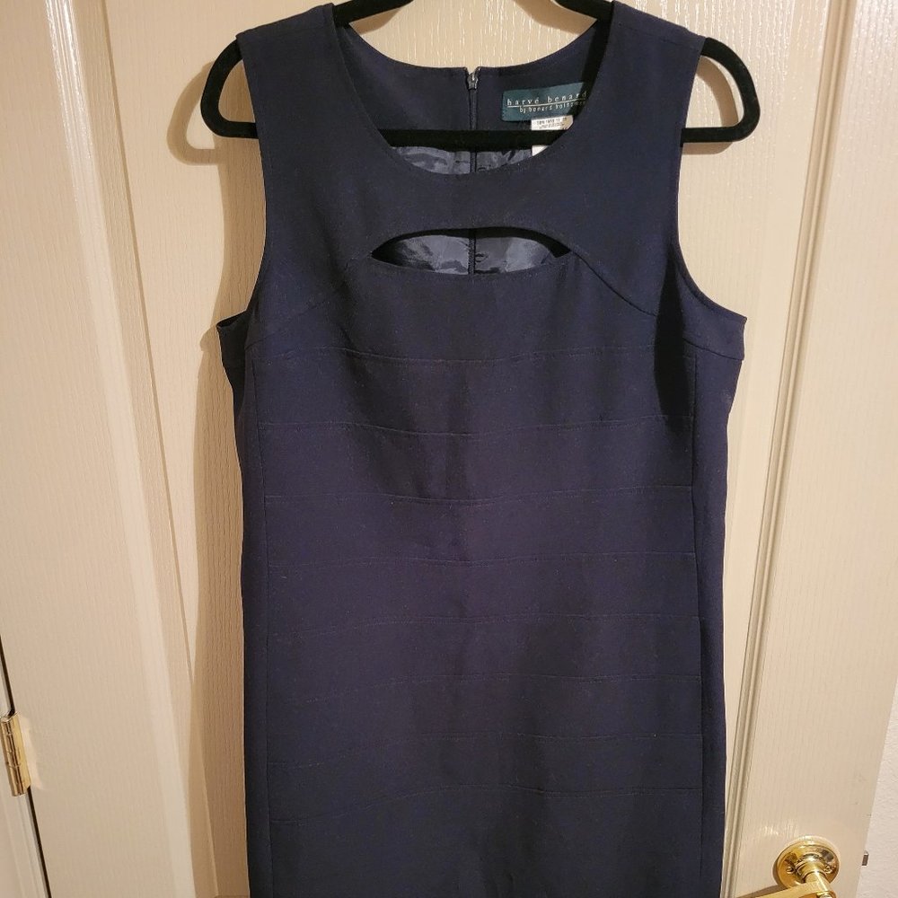 Harve Benard Body Con Dress Black, SZ 16